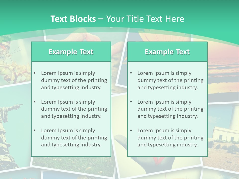 Mosaic Outdoors Remembrances PowerPoint Template