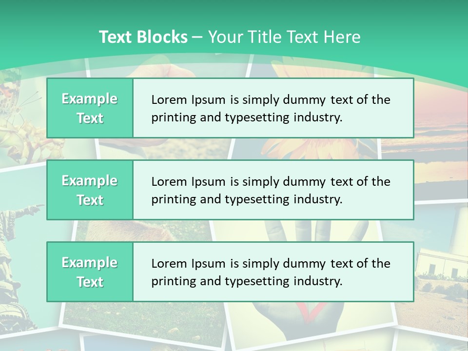 Mosaic Outdoors Remembrances PowerPoint Template