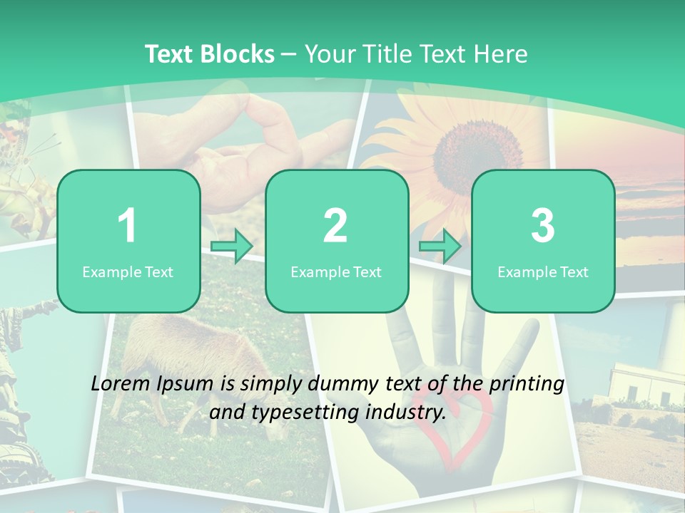 Mosaic Outdoors Remembrances PowerPoint Template
