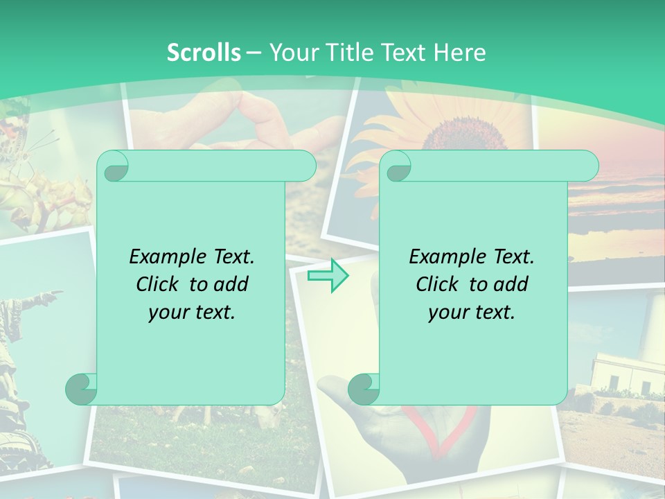 Mosaic Outdoors Remembrances PowerPoint Template