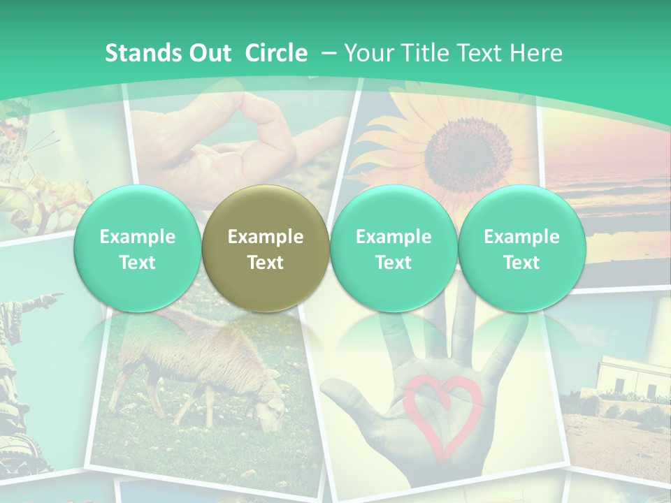 Mosaic Outdoors Remembrances PowerPoint Template