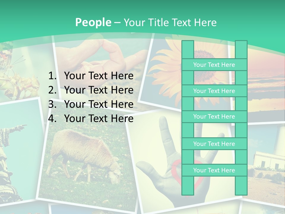 Mosaic Outdoors Remembrances PowerPoint Template