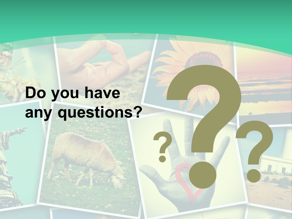 Mosaic Outdoors Remembrances PowerPoint Template