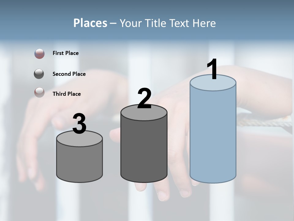 Criminal Male Imprison PowerPoint Template