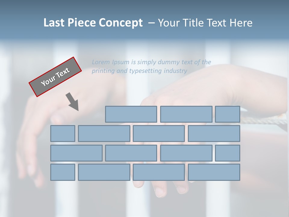 Criminal Male Imprison PowerPoint Template