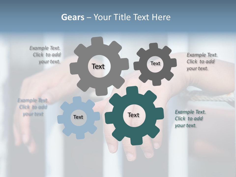 Criminal Male Imprison PowerPoint Template