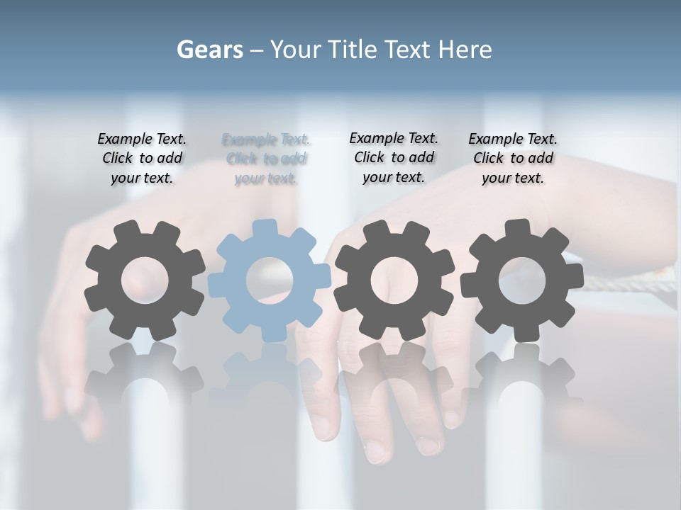 Criminal Male Imprison PowerPoint Template