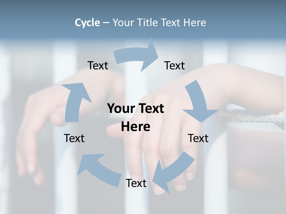 Criminal Male Imprison PowerPoint Template