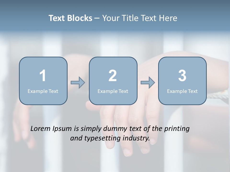 Criminal Male Imprison PowerPoint Template