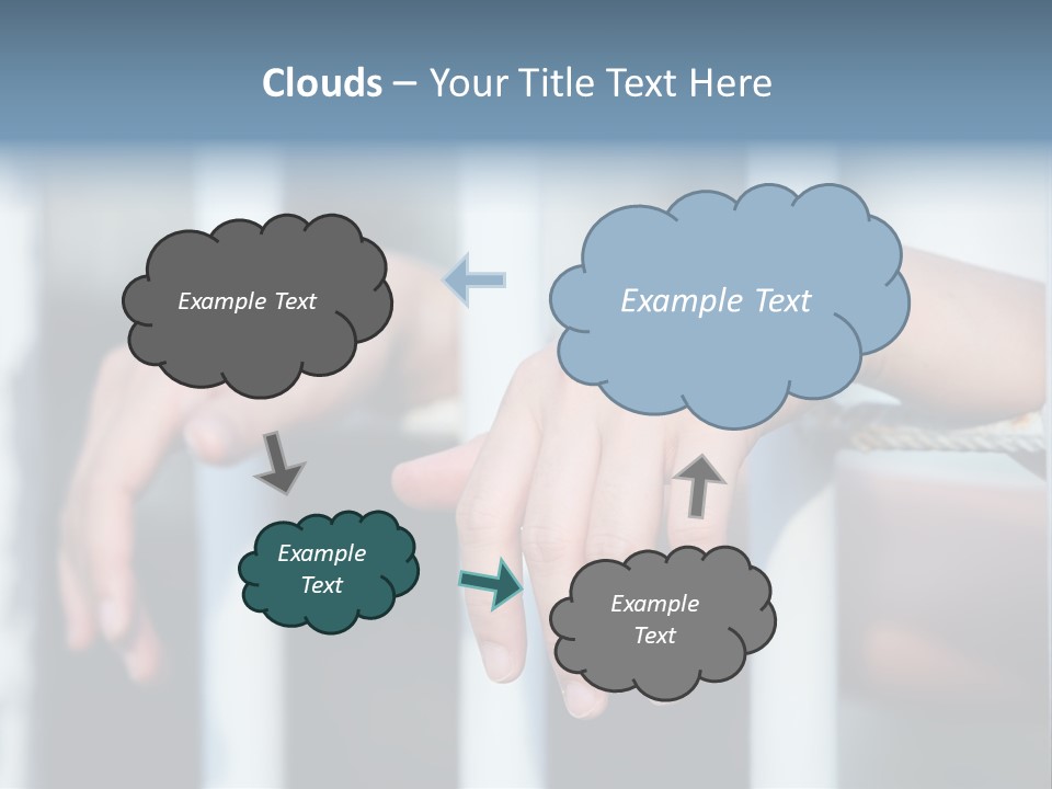 Criminal Male Imprison PowerPoint Template