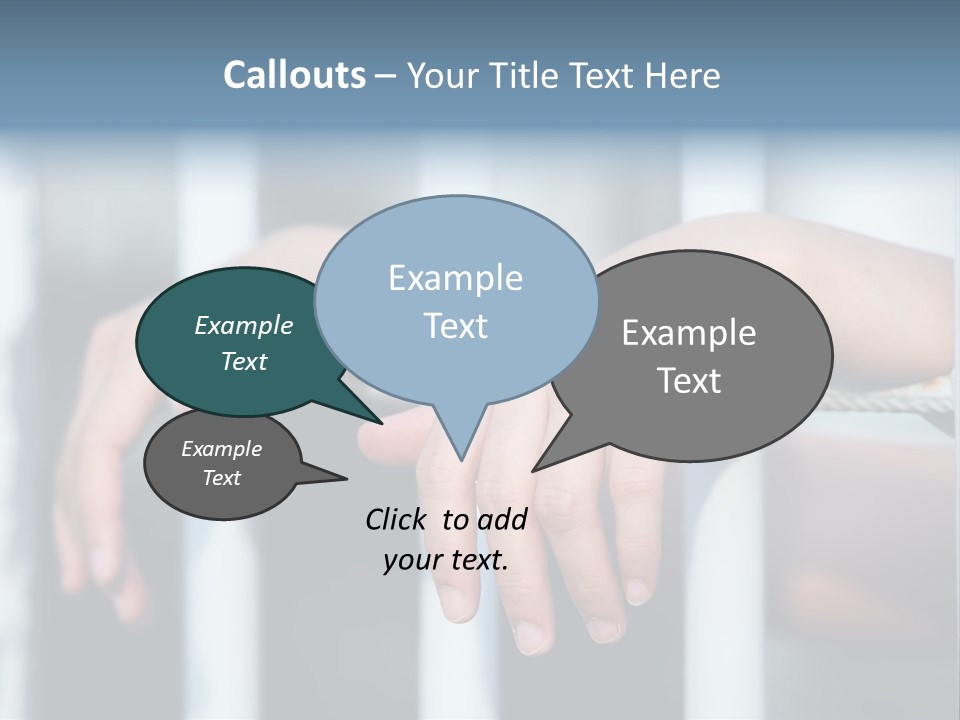 Criminal Male Imprison PowerPoint Template