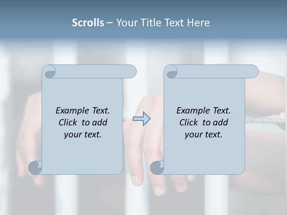Criminal Male Imprison PowerPoint Template