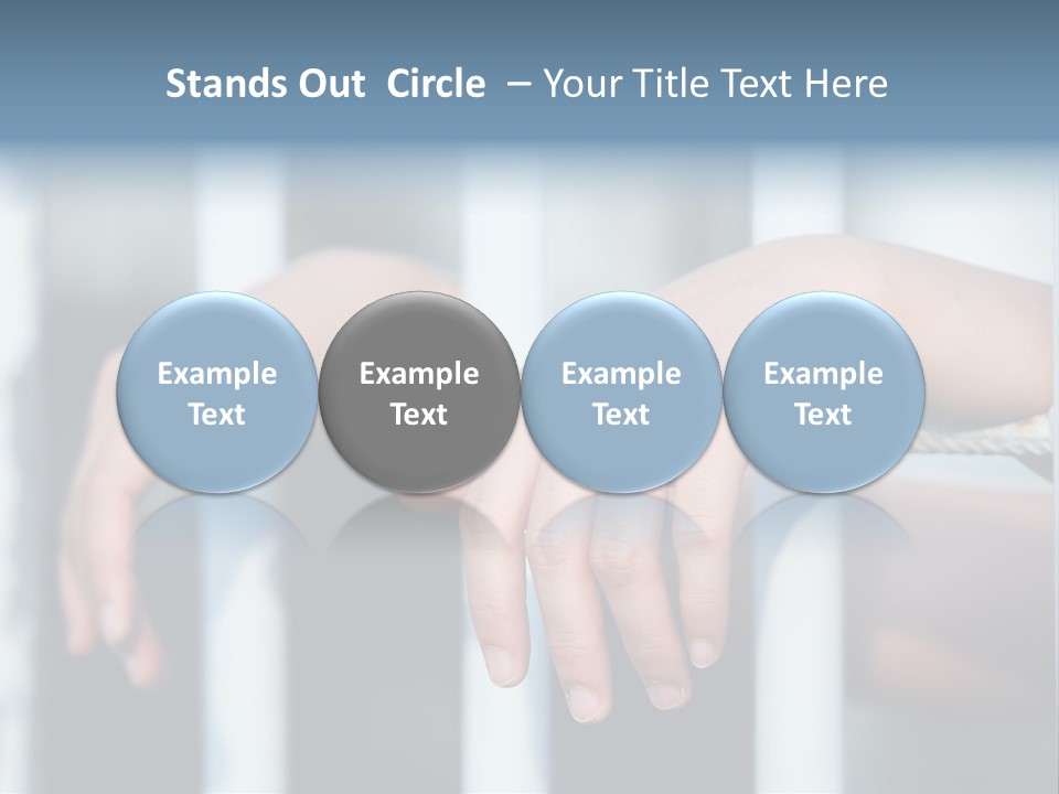 Criminal Male Imprison PowerPoint Template