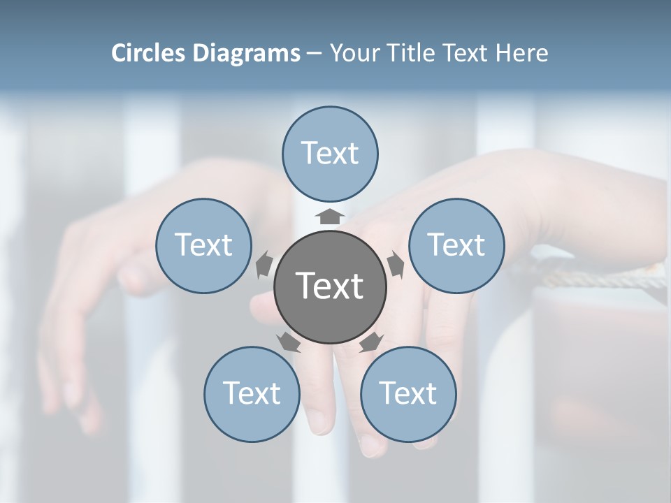 Criminal Male Imprison PowerPoint Template