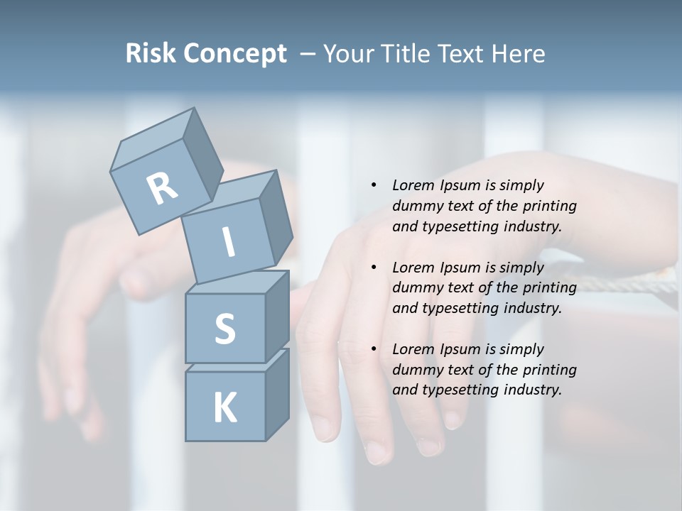 Criminal Male Imprison PowerPoint Template