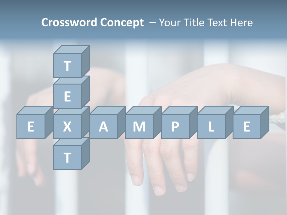 Criminal Male Imprison PowerPoint Template