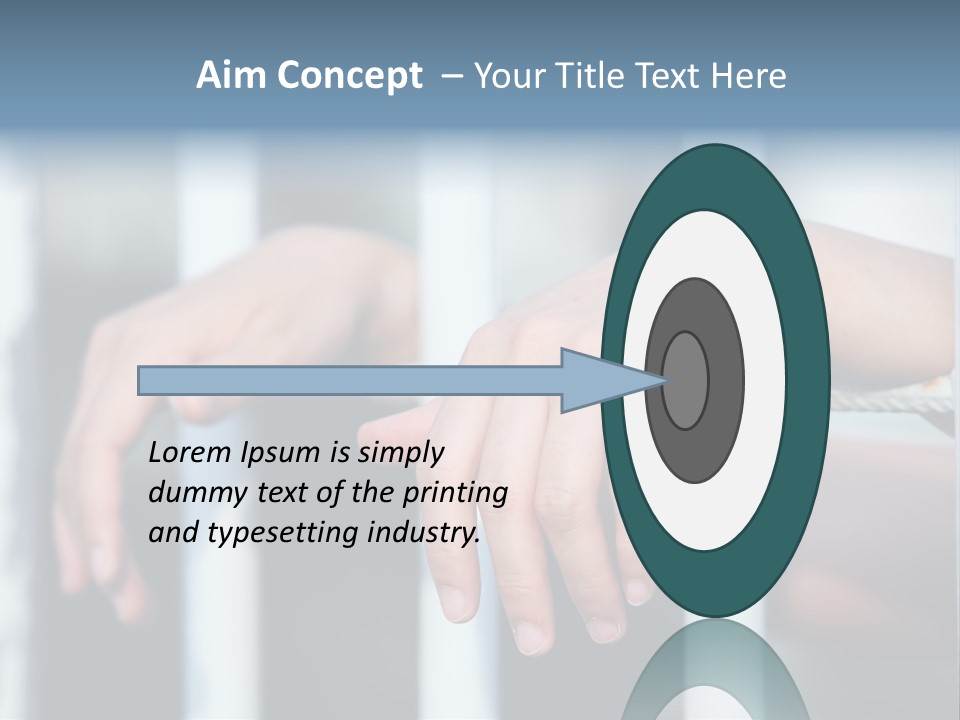 Criminal Male Imprison PowerPoint Template