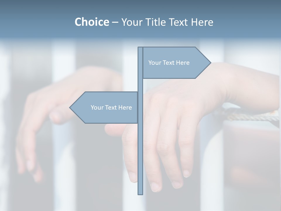 Criminal Male Imprison PowerPoint Template