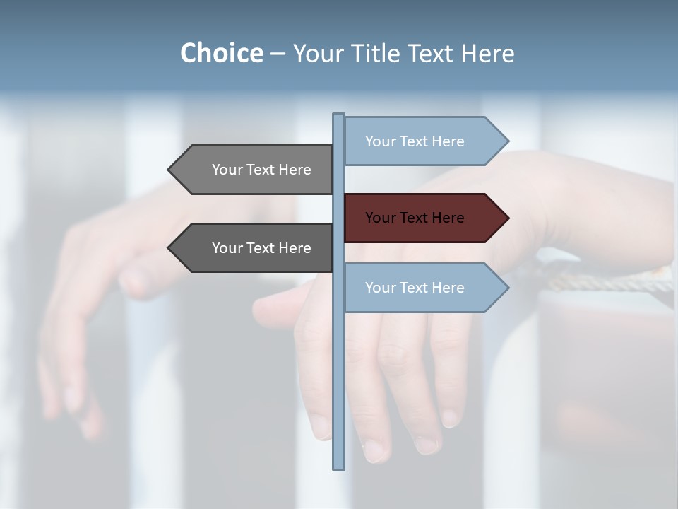 Criminal Male Imprison PowerPoint Template