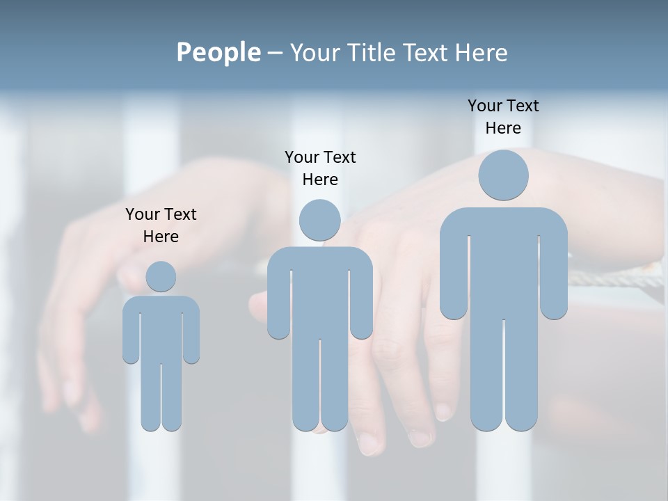 Criminal Male Imprison PowerPoint Template