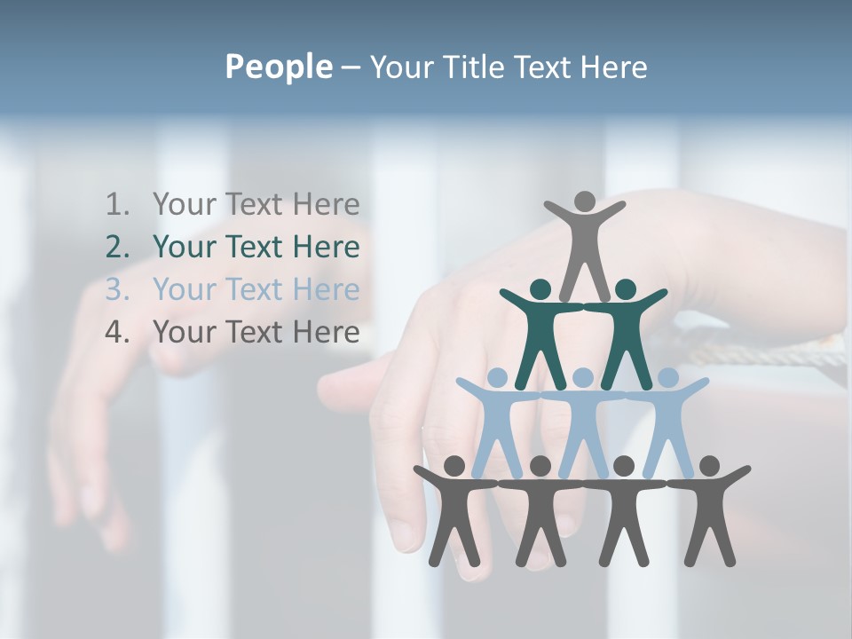 Criminal Male Imprison PowerPoint Template