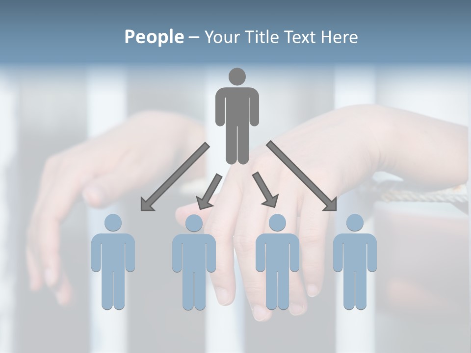 Criminal Male Imprison PowerPoint Template