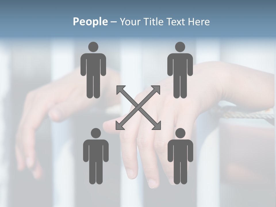 Criminal Male Imprison PowerPoint Template