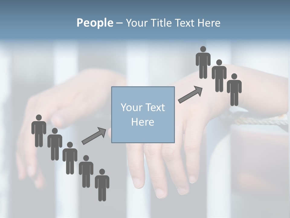 Criminal Male Imprison PowerPoint Template