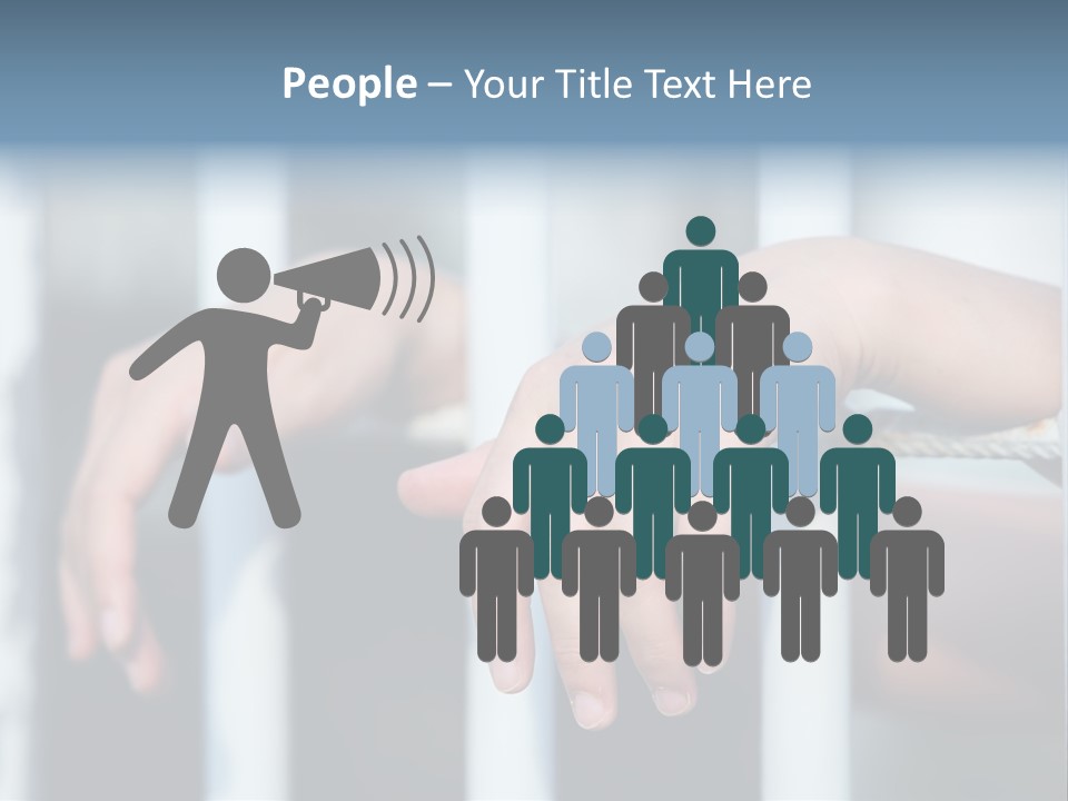 Criminal Male Imprison PowerPoint Template