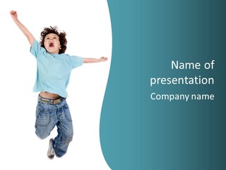 Active Cute Model PowerPoint Template