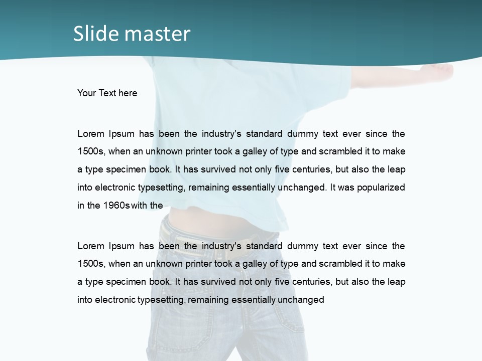 Active Cute Model PowerPoint Template