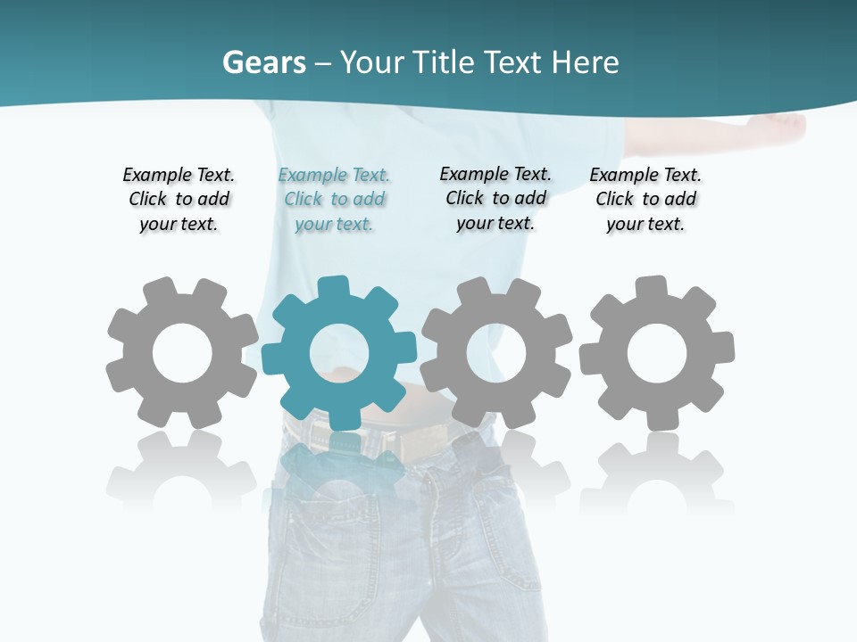 Active Cute Model PowerPoint Template