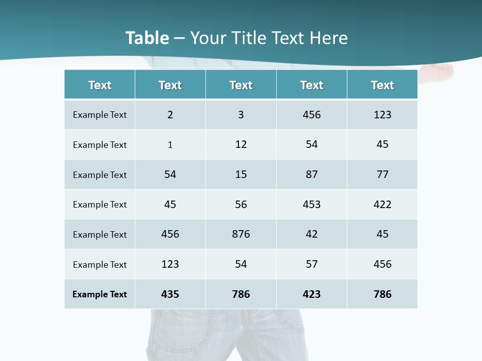 Active Cute Model PowerPoint Template