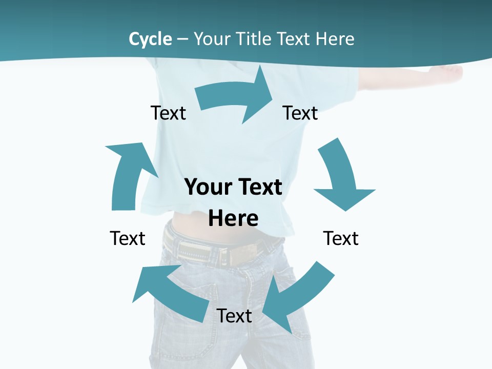 Active Cute Model PowerPoint Template