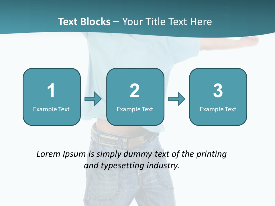 Active Cute Model PowerPoint Template