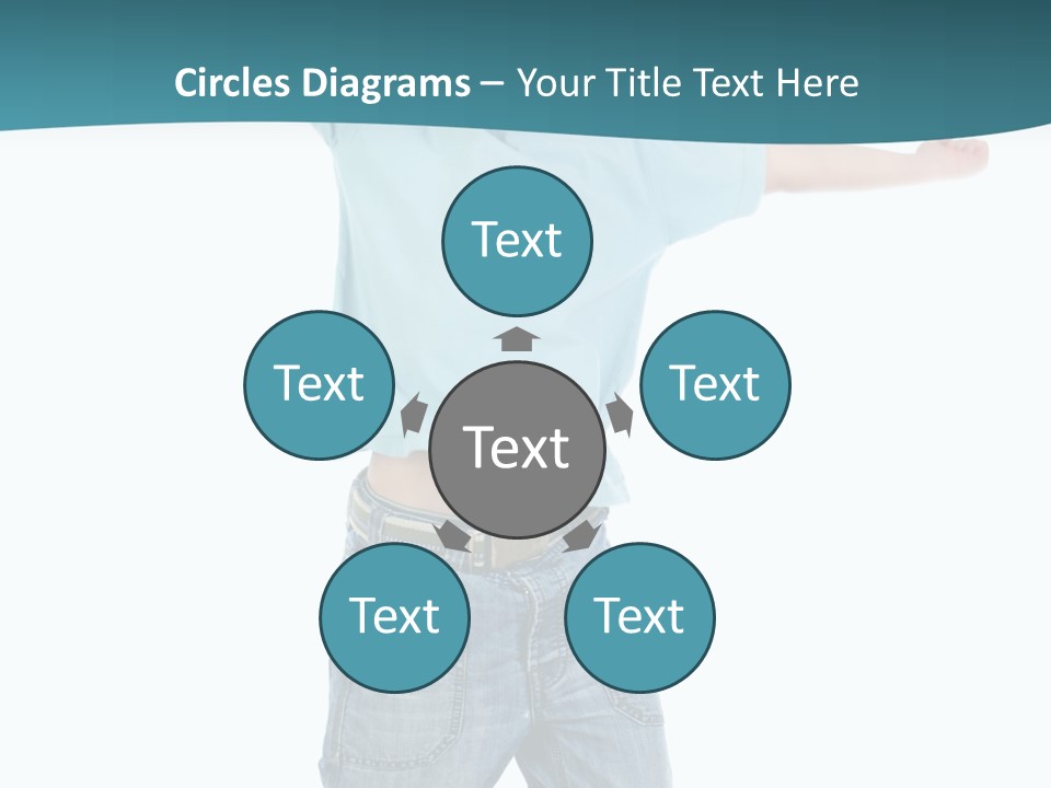 Active Cute Model PowerPoint Template
