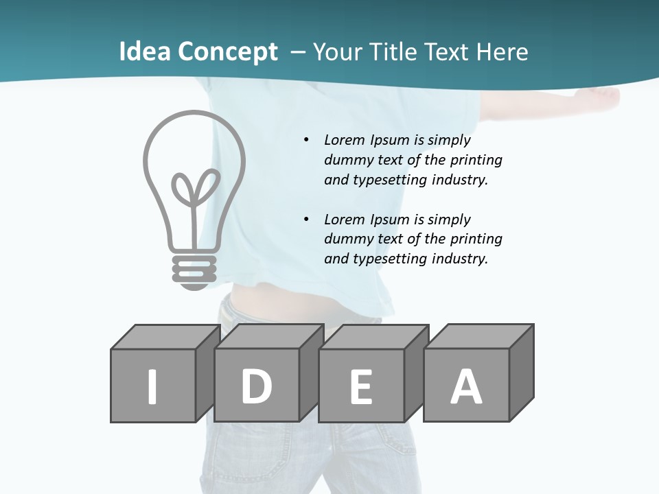 Active Cute Model PowerPoint Template