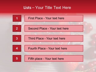 A Red Drink With Cherries On A Wooden Table PowerPoint Template