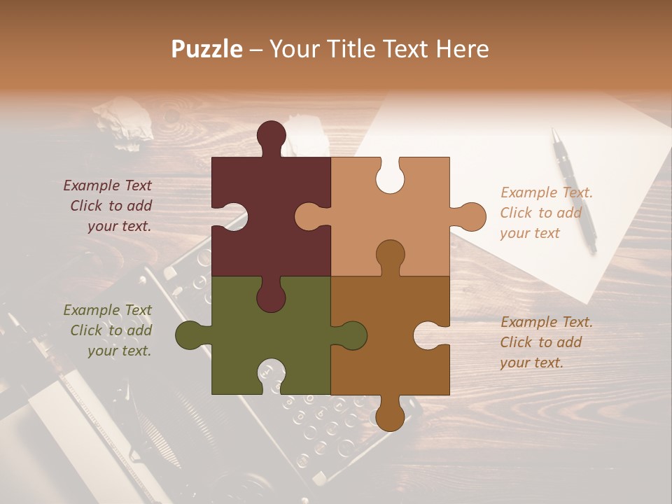 Phone Work Rusty PowerPoint Template