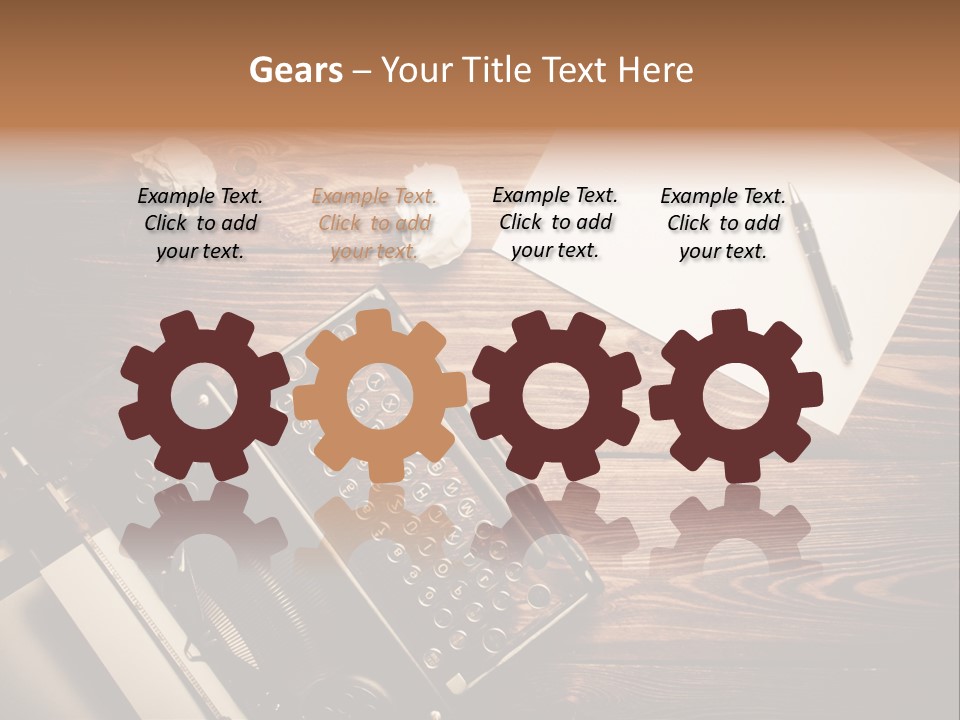 Phone Work Rusty PowerPoint Template