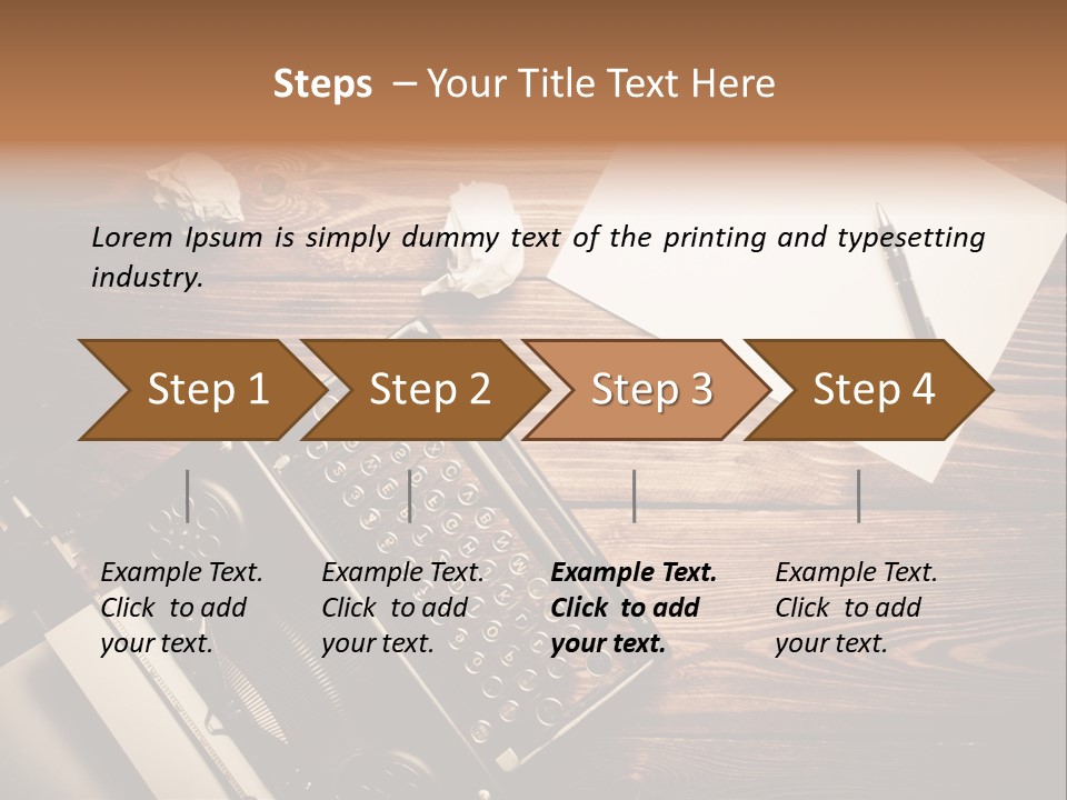 Phone Work Rusty PowerPoint Template