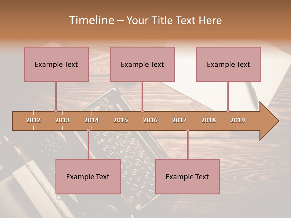 Phone Work Rusty PowerPoint Template