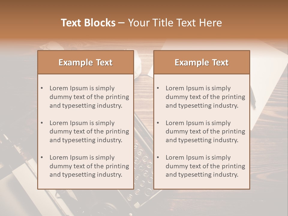 Phone Work Rusty PowerPoint Template