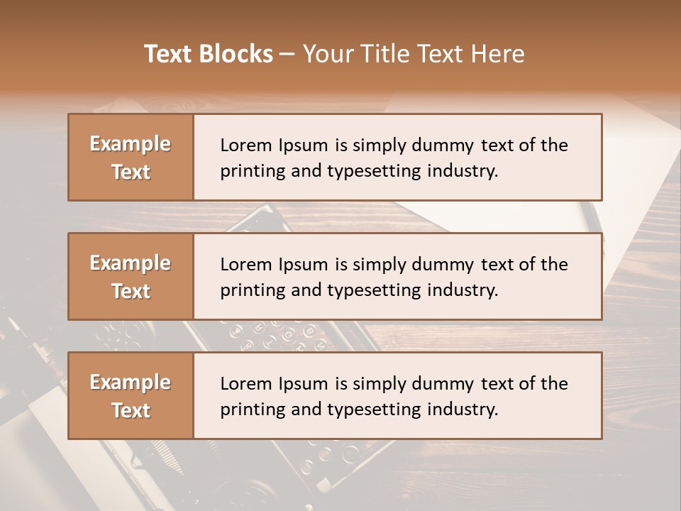 Phone Work Rusty PowerPoint Template