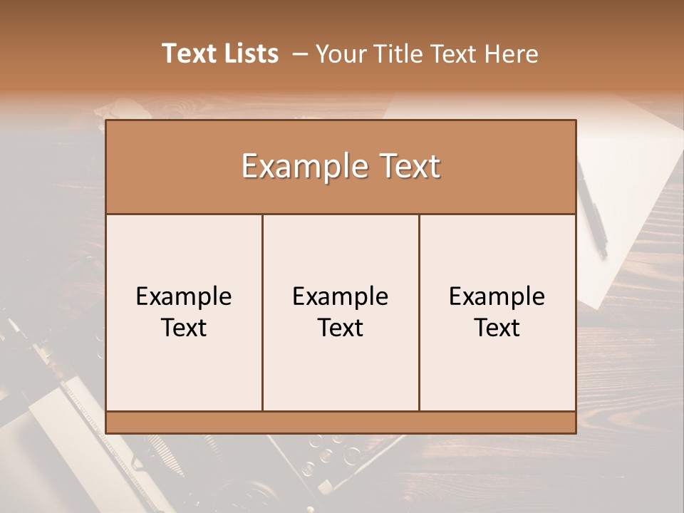 Phone Work Rusty PowerPoint Template