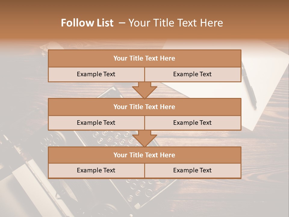 Phone Work Rusty PowerPoint Template