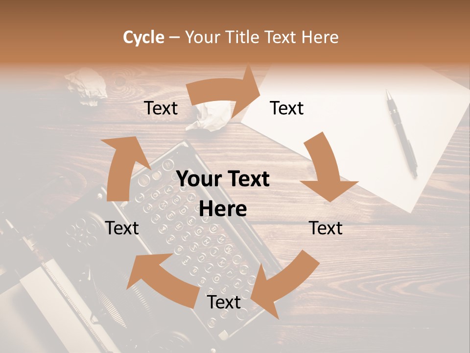 Phone Work Rusty PowerPoint Template