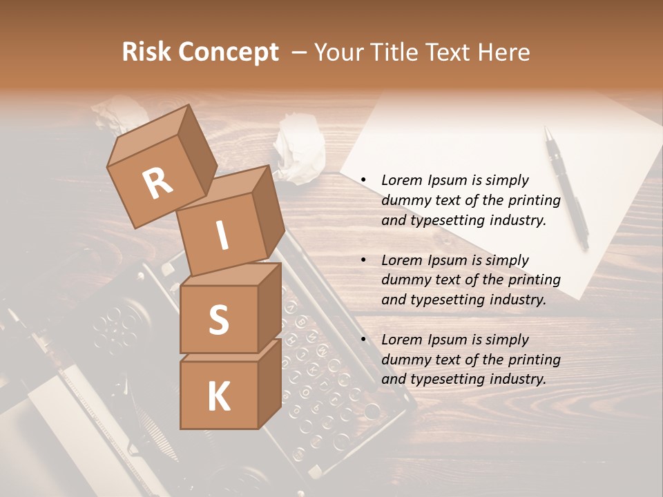 Phone Work Rusty PowerPoint Template