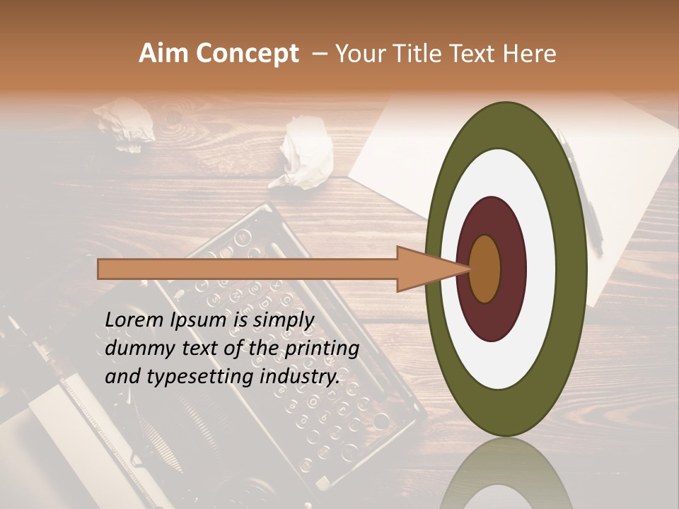 Phone Work Rusty PowerPoint Template
