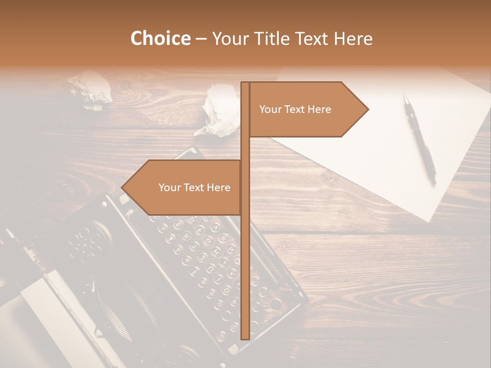 Phone Work Rusty PowerPoint Template